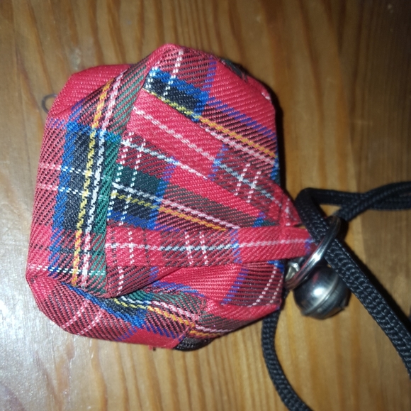 Pretty plaid bag with matching change purse - Picture 5 of 6